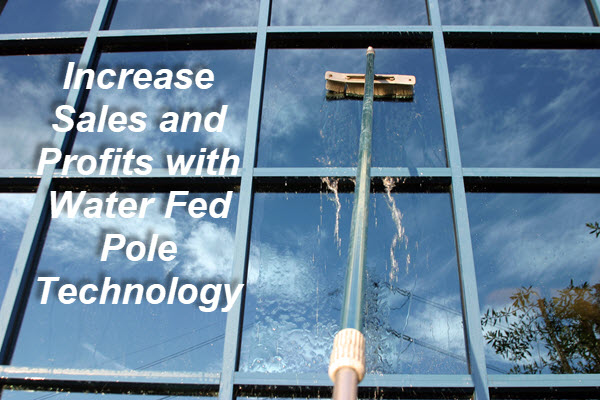 High tech window cleaning systems keeps your cleaners safe on the ground