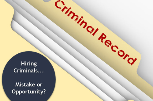 Should commercial cleaning companies hire someone with a criminal record&##x3f;