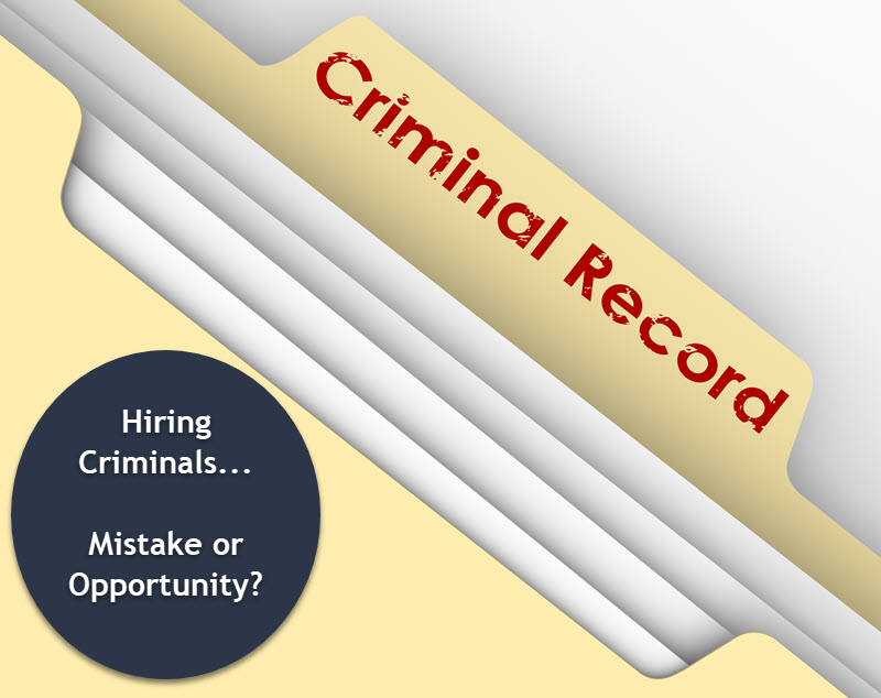 Should commercial cleaning companies hire someone with a criminal record&##x3f;