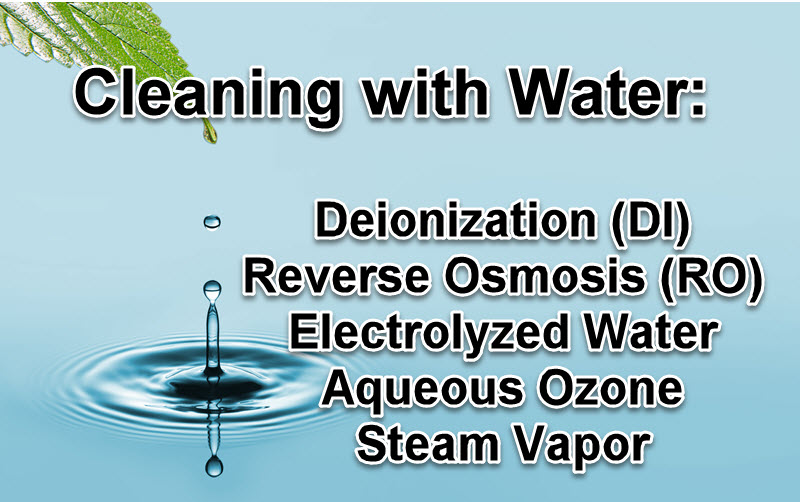 Should you be cleaning with water&##x3f;