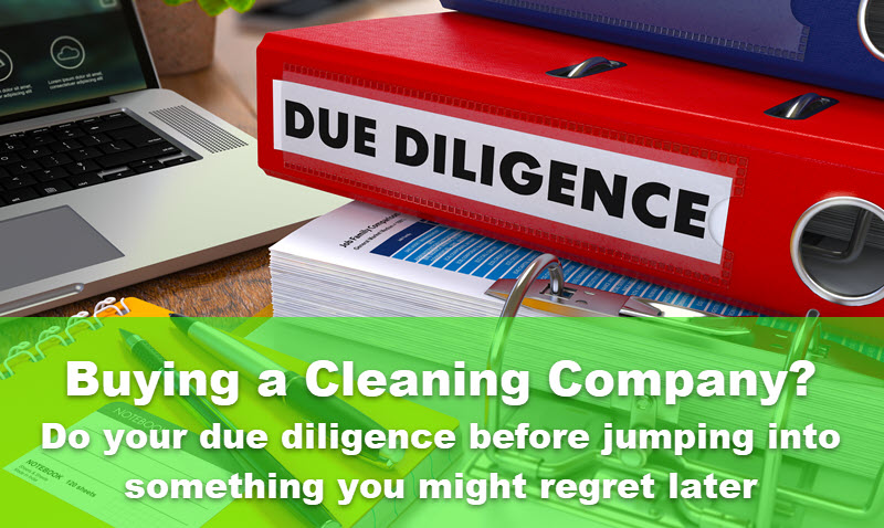 Buying a cleaning business -- what to know