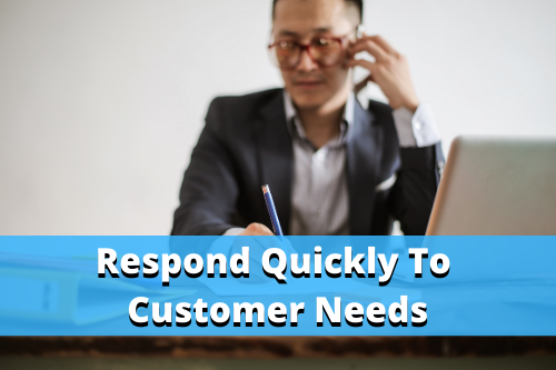 Commercial cleaning customers want a quick response