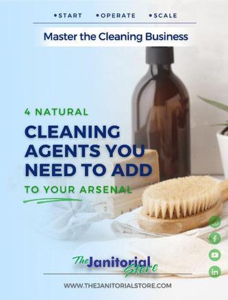 What are 4 natural cleaning agents&##x3f;