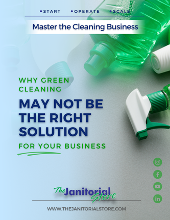 What are the disadvantages of green cleaning&##x3f;