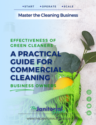 How effective are green cleaners&##x3f;