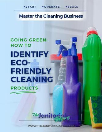 How do I identify green cleaning products&##x3f;