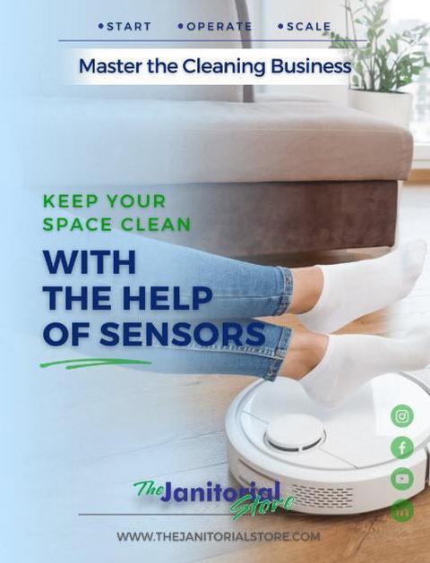 Cleaning robot sensors