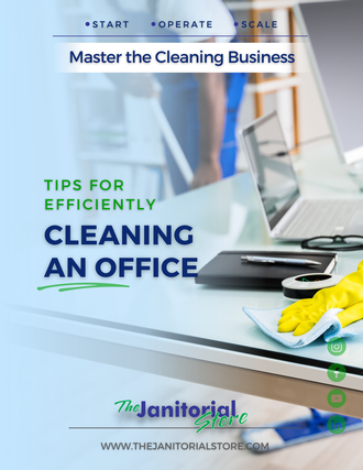 How do you clean an office efficiently&##x3f;