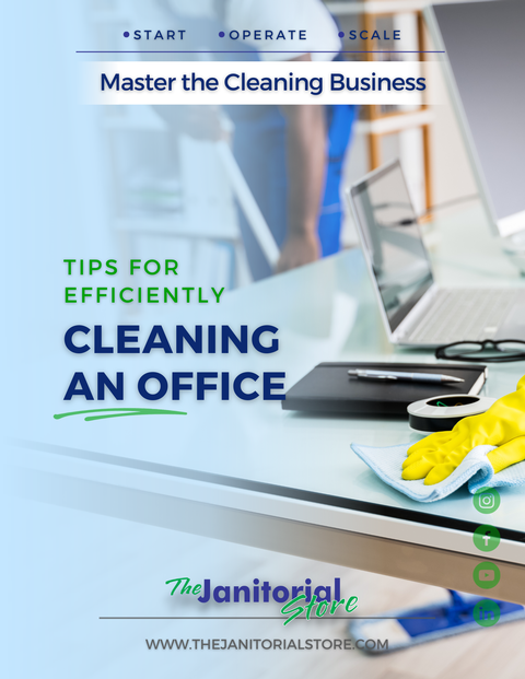 How do you clean an office efficiently&##x3f;