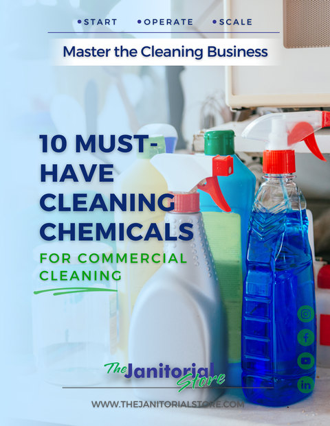 What are the 10 cleaning chemicals used for commercial cleaning&##x3f;