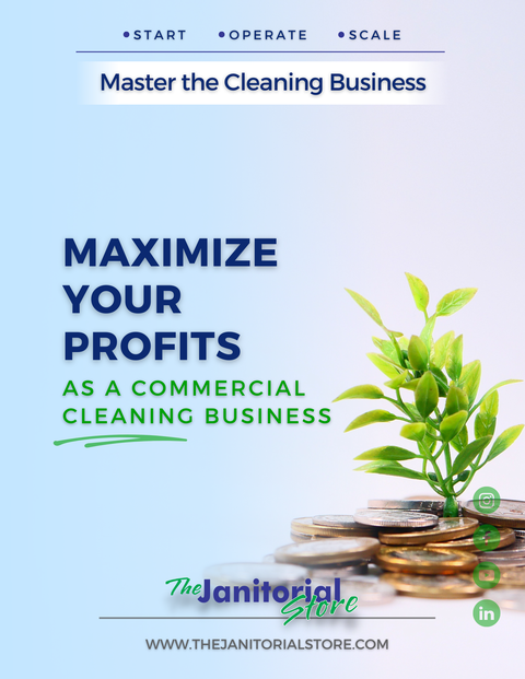 What is the average profit margin for a commercial cleaning business&##x3f;