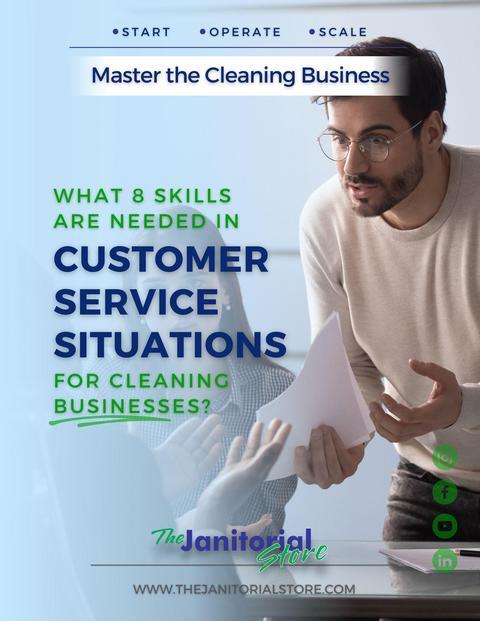 What 8 skills are needed in customer service situations&##x3f;