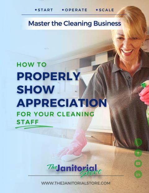 How do you thank a cleaning staff&##x3f;