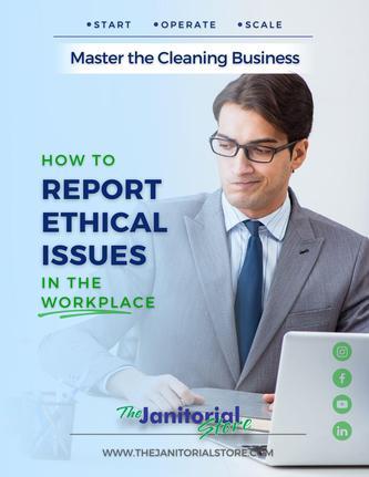 How do you report ethical issues in the workplace&##x3f;