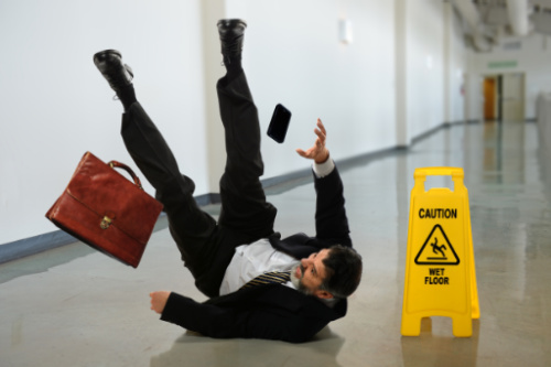 Safety Cleaning a Commercial Office Building